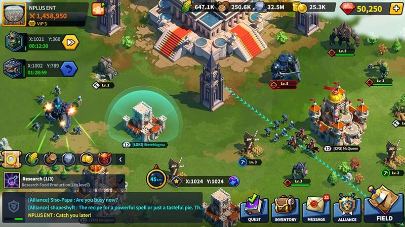 League of Kingdoms gameplay
